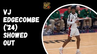 VJ Edgecombe24 Showed Out Full Highlights vs Roselle Catholic [upl. by Indyc183]