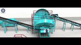 5 tons ph Organic Fertilizer Disc Granulation Production Line [upl. by Mirielle]