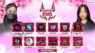 🔴LIVE GRAND FINAL II BRAWL OF DIVAS II GARENA FREE FIRE II LIQUID ESPORTS [upl. by Omor]