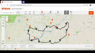 How to create a cycling route using Strava [upl. by Ymarej595]