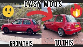 Nissan Micra K11  Best starting mods for new projects [upl. by Avad218]