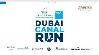 Dubai Canal Run Race Briefing [upl. by Cornall544]