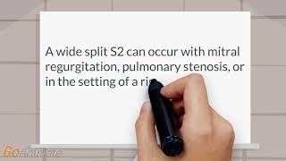 What are three causes of a wide split S2 [upl. by Adnerol]