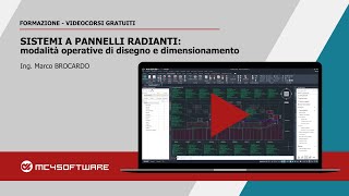 SISTEMI A PANNELLI RADIANTI modalità operative di disegno e dimensionamento [upl. by Pallaten677]