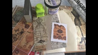 TESTTUTO  Comment jutilise le Papier de Riz STAMPERIAPapier Tim HOLTZ [upl. by Anaimad]