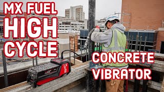 Milwaukee MX FUEL High Cycle Concrete Vibrator [upl. by Reppep]