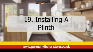 German Kitchen Store  19 Installing a Plinth [upl. by Sicard]