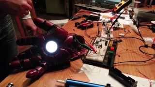 New Iron Man Repulsor Demo [upl. by Delwyn349]