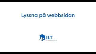 Lyssna på webbsidan [upl. by Reginauld]