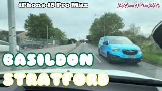 Basildon SS14 to Stratford E15 240424 [upl. by Elsinore517]