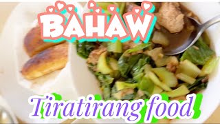 Ginisang organic pokchoy with bahaw isdaleftover fishplus fried bananasimpleaffordablehealthy [upl. by Nelram]