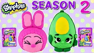 62 SHOPKINS Season 2 Blind Baskets NEW Play Doh Giant Shopkins Surprise Eggs by DCTC [upl. by Weywadt]