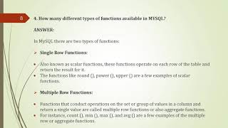 CLASS 12 INFORMATICS PRACTICES 065 UNIT 2 CHAPTER 5 SQL FUNCTIONS SOLUTION [upl. by Zulema722]