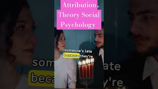 Attribution Theory Social Psychology attribution attributiontheory socialpsychology socialtheory [upl. by Daren]