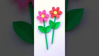 Easy origami paper flower ideas kids youtubeshorts craftchutney2 papercraft origami [upl. by Grieve]