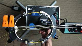 How to start mains with flying clamps  Badminton Stringing [upl. by Nedak]