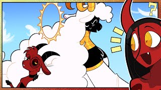 Demon Gf’s Goat Girl amp Cherub Heavenly Adventure Bug Enthusiast comic dub [upl. by Zebapda]