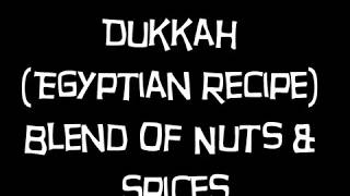 Dukkah Egyptian Recipe [upl. by Lasko]