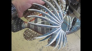 Epoxy Lionfish Countertop [upl. by Aimal]