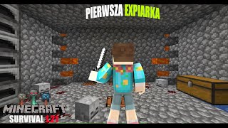 Minecraft Survival 121 06 Pierwsza Expiarka [upl. by Ariella]