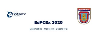 EsPCEx 2020  Matemática  Questão 12  Um poliedro possui 20 vértices Sabendose que de cada [upl. by Hannavahs754]