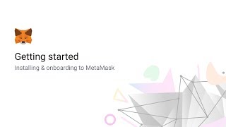 Getting Started with MetaMask [upl. by Nillor]