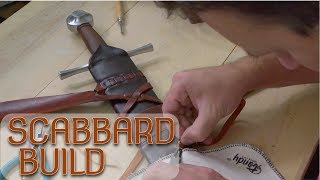 Medieval Scabbard Build [upl. by Lemaceon]