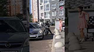 Hero stops thief on bike in act of bravery shorts [upl. by Laamak]