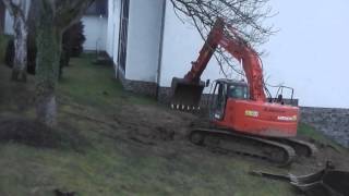 Bagger bei der Arbeit  Der Hitachi Zaxis 225 US [upl. by Hedi]