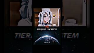 Rimuru Tempest Volume 22 VS Tiering System  shorts animescale scale tensura [upl. by Ettennat]