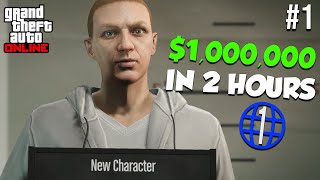 The FASTEST Way to Make 1000000 as a Beginner  GTA Online Rags to Riches Episode 1 [upl. by Kalagher]