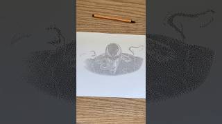 Venom Drawing venom3 venomdrawing venomart pointillism satisfyingart [upl. by Enahpad]