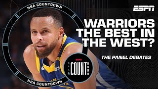 Thunder Warriors Suns or Nuggets Which team is best in the West  NBA Countdown [upl. by Gnat]