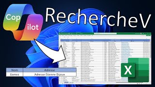 Copilot me donne la formule RechercheV [upl. by Annyrb]