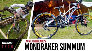 Laurie Greenlands Mondraker Summum Mullet Bike  GMBN Tech Pro Bike Check [upl. by Batruk]