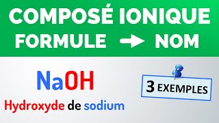 Comment trouver le NOM dun composé ionique   PhysiqueChimie [upl. by Nurav925]