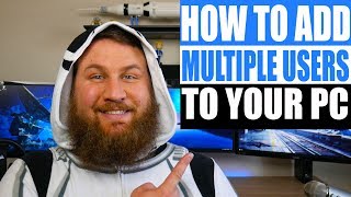 How to Add Multiple Users on Your Computer [upl. by Jelene]