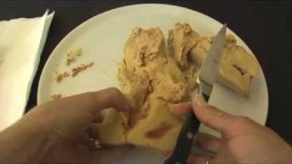 How to clean and devein a whole lobe of foie gras  Part 1 [upl. by Roque581]