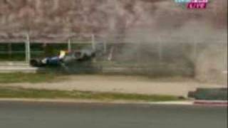 Le Mans Series Monza  Stéphane Ortelli Crash  Huge Flip [upl. by Sitnik]