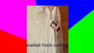 anarkali dress cutting part 1 [upl. by Byrn]