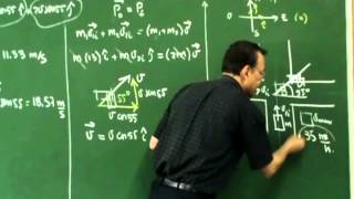 Clase 8 Problemas 4 y 5 choques en dos dimensiones [upl. by Eledoya103]