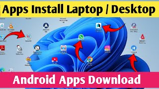 Android app laptop me kaise chalaye  Computer me app kaise download kare [upl. by Assiral88]