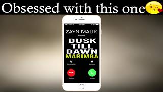 Latest iPhone Ringtone  Dusk Till Dawn Marimba Remix Ringtone  Zayn Malik ft Sia [upl. by Aidualk]