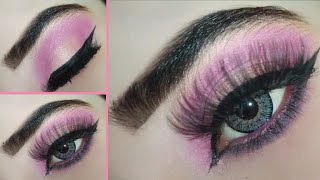 Lilac Eye Makeup Tutorialmakeup tutorial party lookSoft purple eyes makeupfoxy makeup tutorial [upl. by Aleunamme]