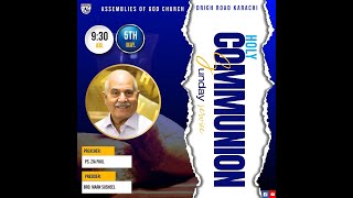 Assemblies Of God Church Drigh Road Karachi 5th May 2024 Preacher Pastor Zia Paul [upl. by Llenahs]