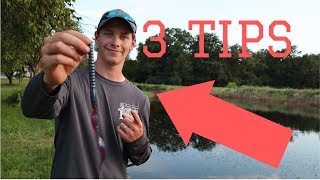 Fishing Worms for Bass 3 Tips to catch more fish on Ribbon Tail worms [upl. by Elnar951]