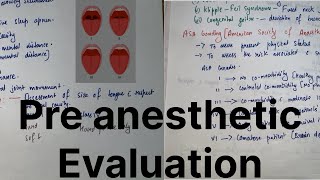 Preanesthetic Evaluation  Anesthesia dene ke Pehle kya kya checkup karte hAllrounderdoctorfalit [upl. by Norvall780]