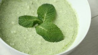 Mint Yogurt Dipping Sauce for Tandoori [upl. by Aknayirp651]