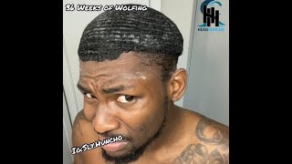 I MESSED UP MY 360 WAVES🤦🏾‍♂️ 36 Week Wolf🐺 [upl. by Eramal434]