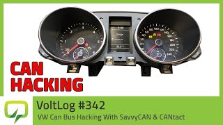 VW Can Bus Hacking With SavvyCan amp Cantact  Voltlog 342 [upl. by Sillsby239]